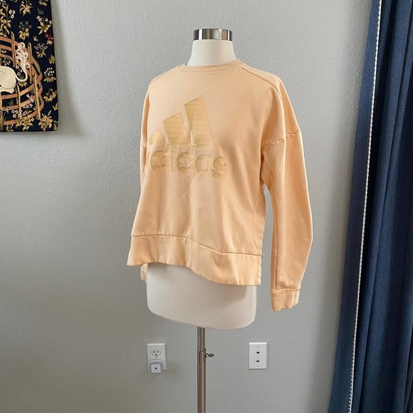 ADIDAS Glam Logo Sweatshirt  Size Medium - Picture 2 of 11